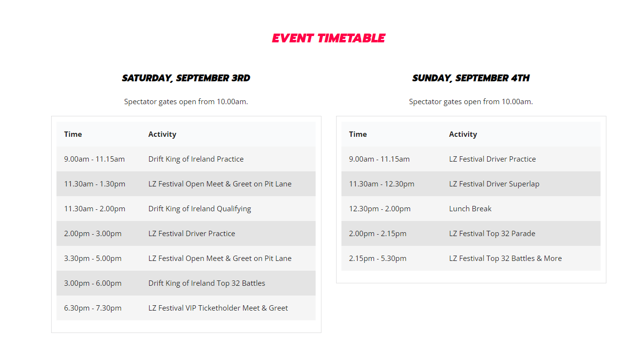 LZ Timetable